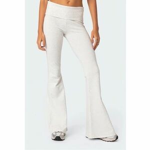 Edikted Naomi Foldover Flared Leggings